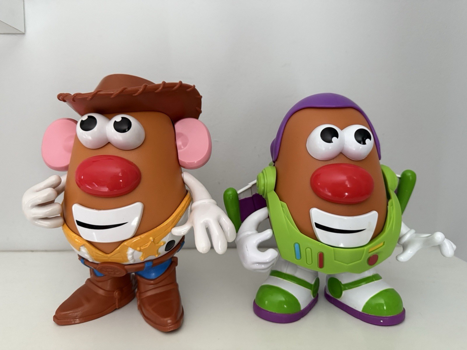 Hasbro Disney Toy Story Mr Potato Head Buzz Spud Lightyear & Woody personaggi giocattolo 