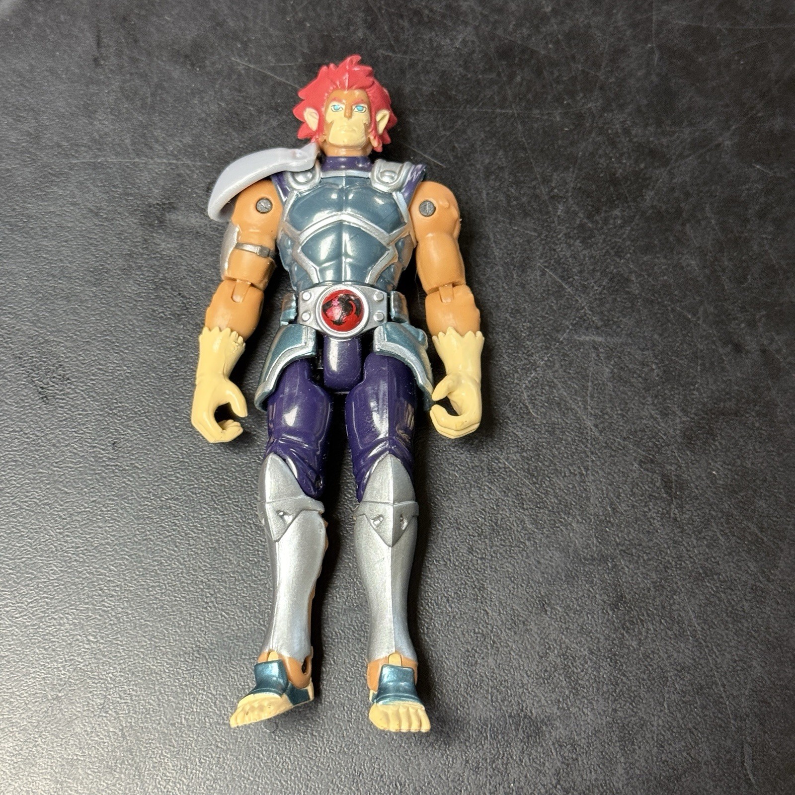 Modellino Thundercats Lion-O 2001 Bandai WBE & Wolf circa 4"