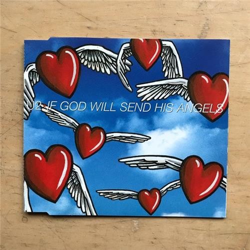 U2 IF GOD WILL SEND HIS ANGELS CD SINGLE 1997 4 TRACK PIC CD UK