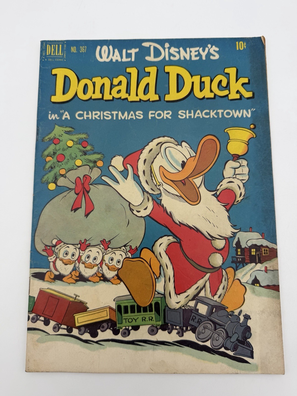 Paperino quattro colori #367 1952 Natale per Shacktown Carl Barks Dell