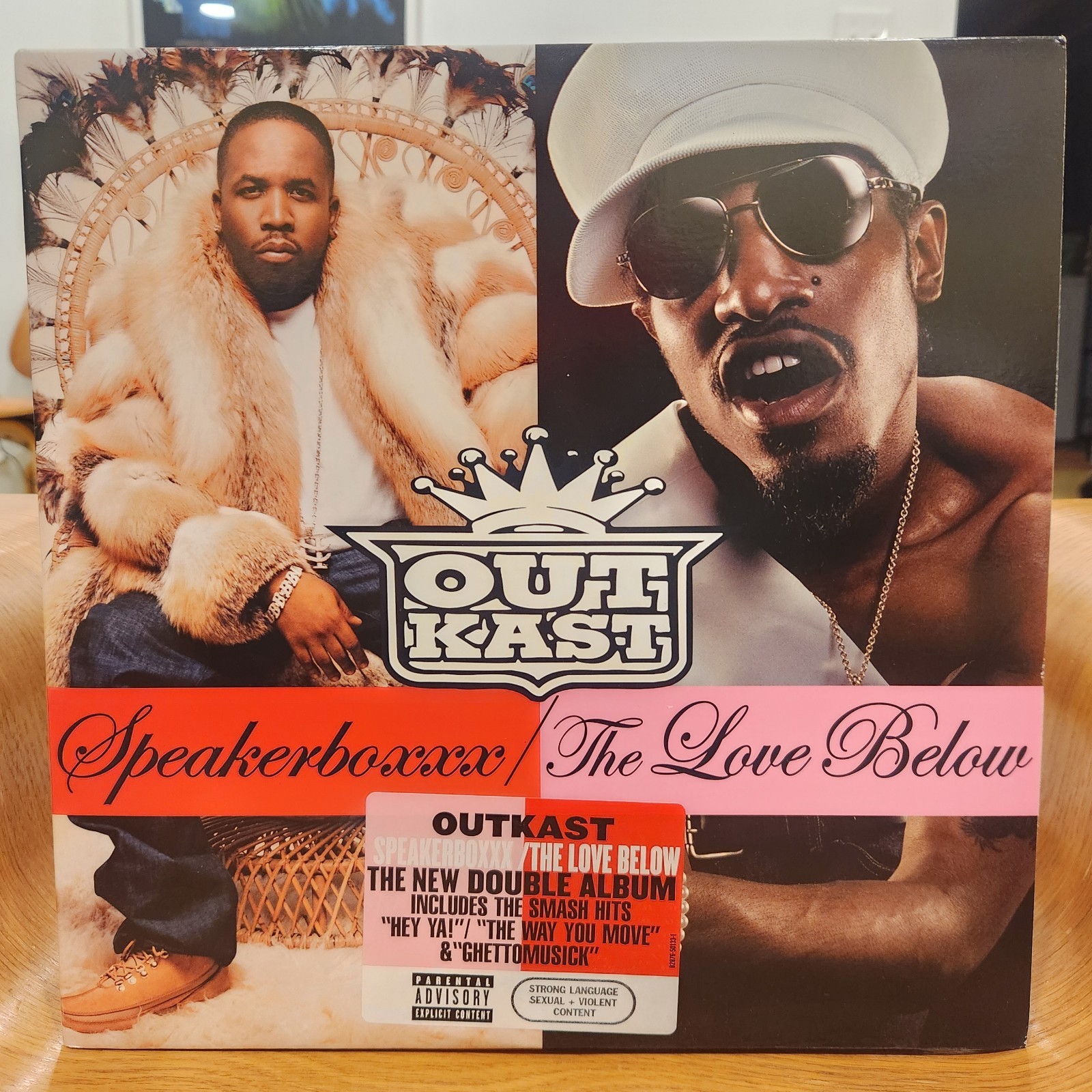 OutKast Speakerboxxx The Love Below 2003 4LP Vinyl Arista Hip Hop Andre 3000