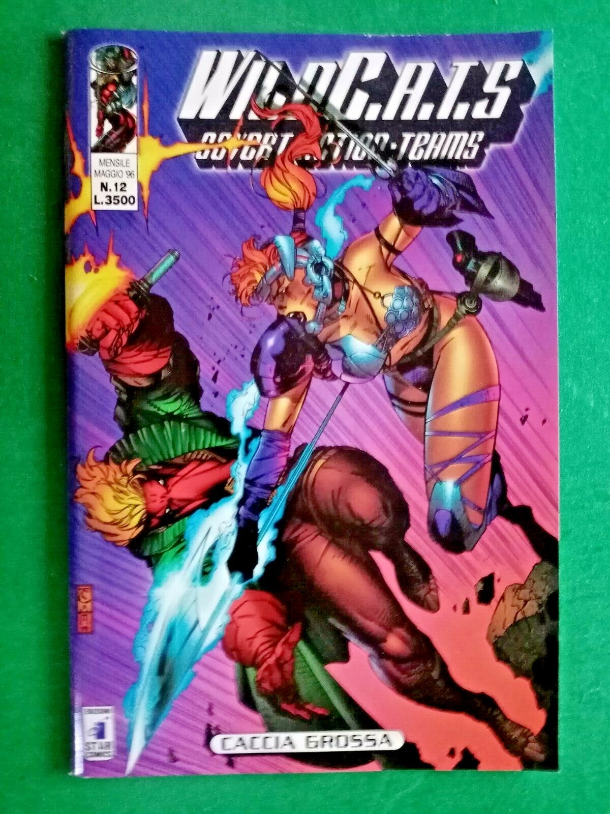 R@RIT@'  FUMETTO STAR COMICS,WILD C.A.T.S PRIMA SERIE-N.12-NEW/EDICOLA-RIF.5305