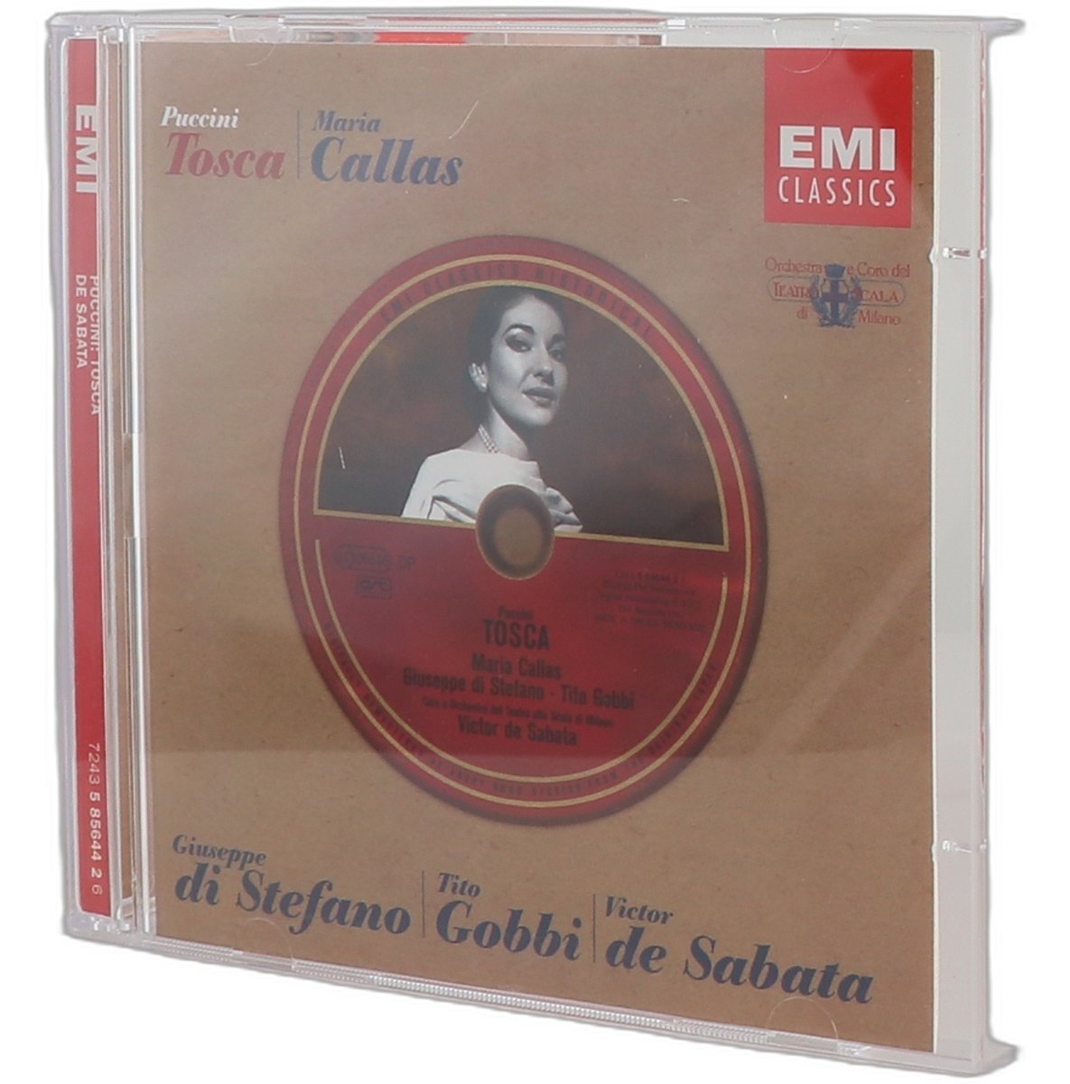 Puccini Tosca Maria Callas Di Stefano Gobbi De Sabata EMI Classics 2 CD Box Set