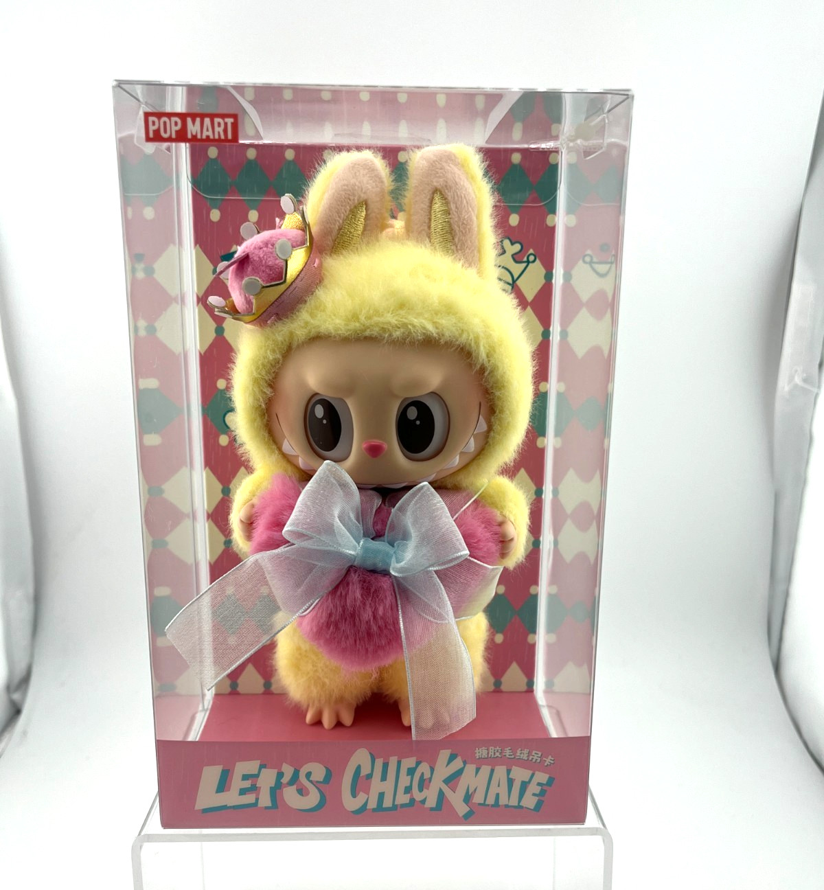 AUTHENTIC POP MART LABUBU THE MONSTERS Let's Checkmate Vinyl Plush Sealed in Box