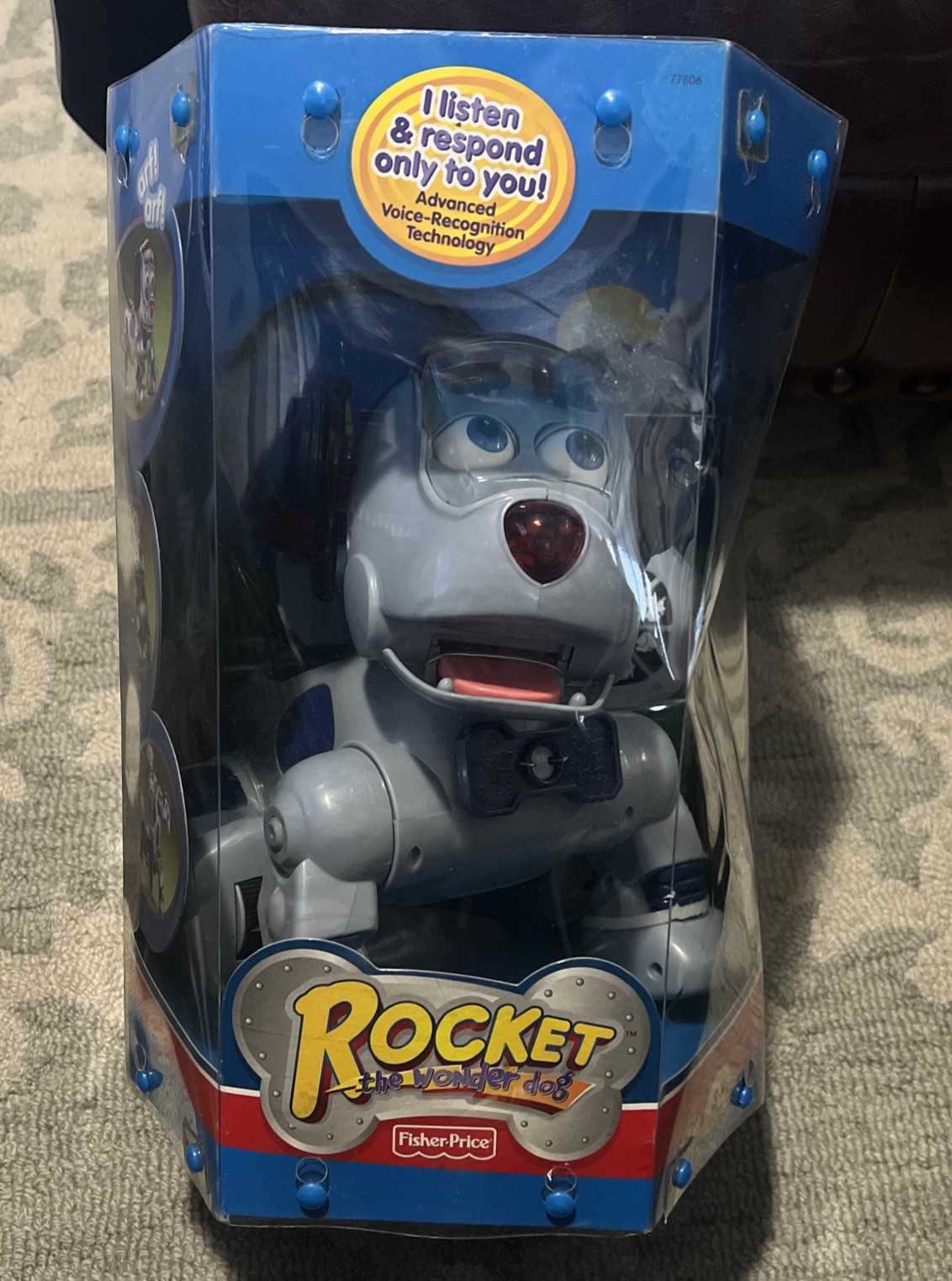 Vtg. Fisher Price - Rocket the Wonder Dog Robotic Action Pet - Brand New/Sealed