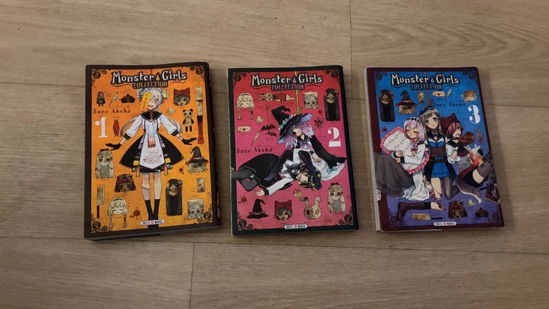 Lot 3 tomes Monster Girls Collection