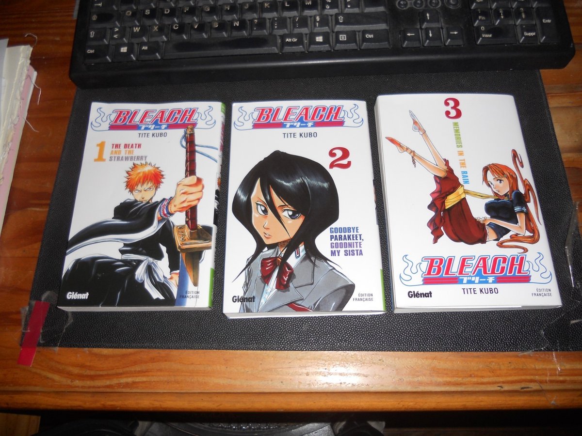 3 MANGA BLEACH TOME 1 - 2 - 3 TITE KUBO EDITION FRANCAISE
