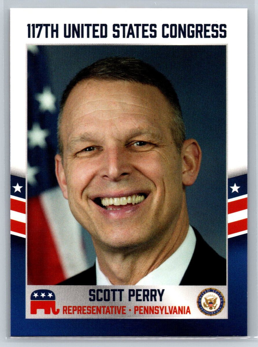 2021 Fascining Cards 117° Congresso degli Stati Uniti Scott Perry Pennsylvania GOP #434