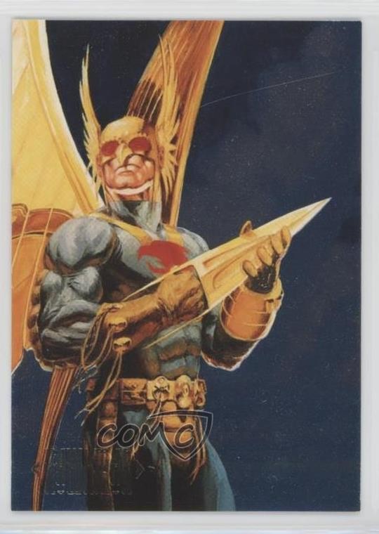 1994 SkyBox Master Series DC Comics Foil Hawkman #F4 2p4