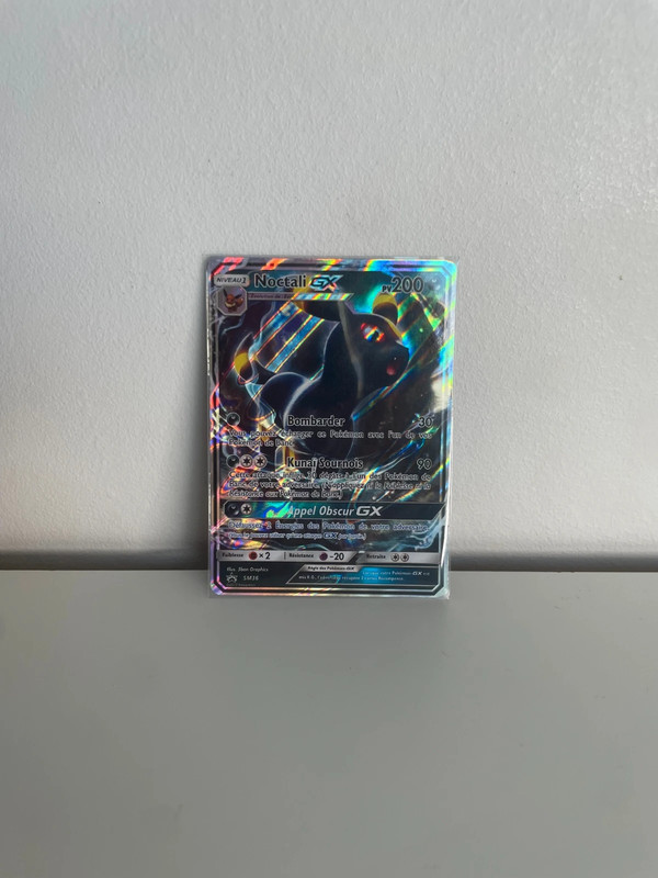Carte Pokémon Noctali GX SM36 Promo Holo Soleil & Lune FR - Excellent État