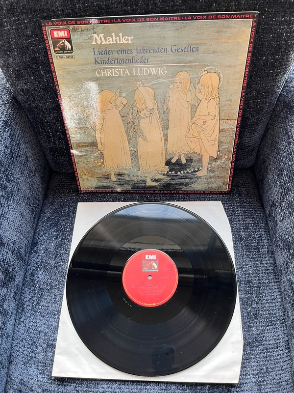 Mahler-christa ludwig-33 tours vinyle musique classique