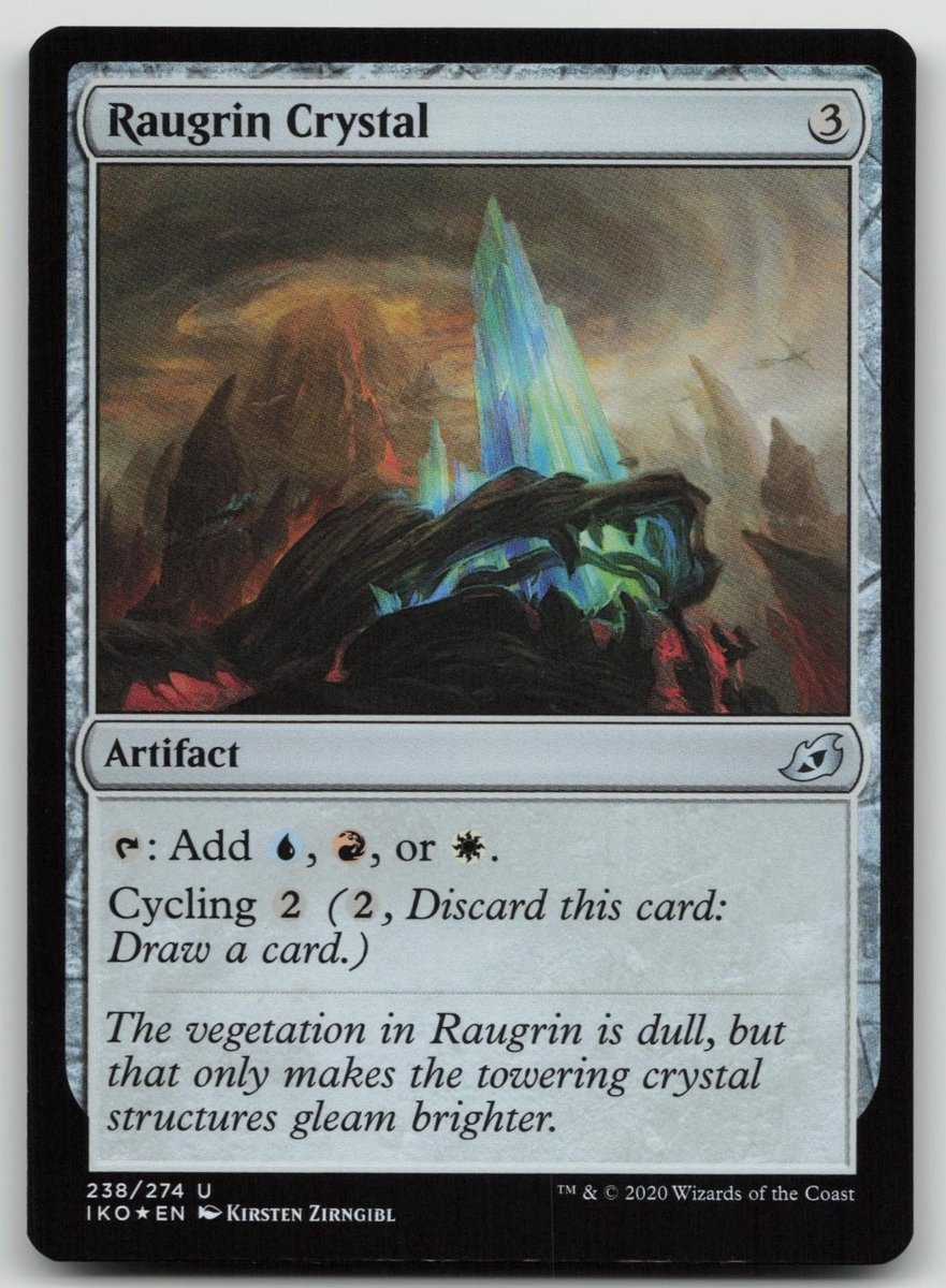 Raugrin Crystal 238 Ikoria: Tana dei Behemoth Magic: The Gathering Foil quasi nuovo