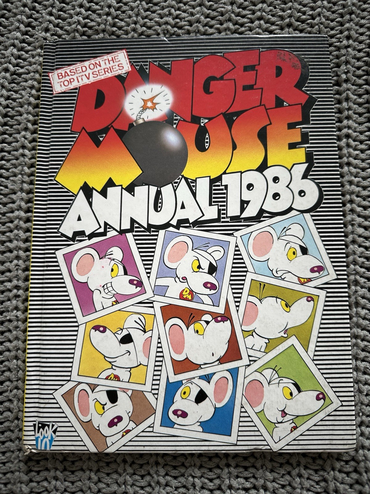 Vintage Retro Danger Mouse Annual 1986 ITV Cartoon Comic Hardback Book