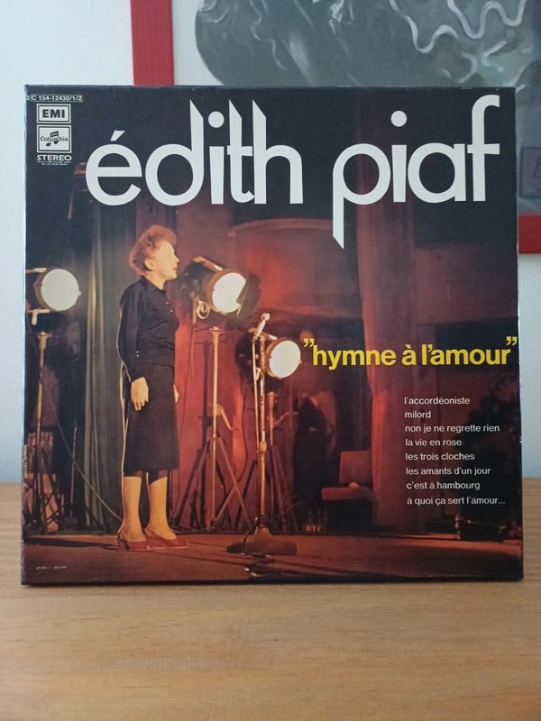Coffret 3 vinyles Édith Piaf Hymne a l'amour