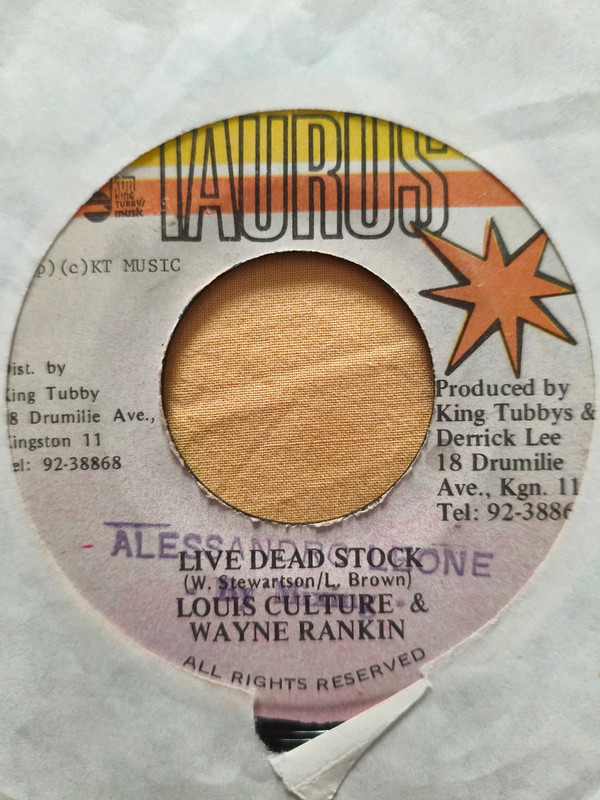 Louie Culture, Wayne Rankin* - Live Dead Stock