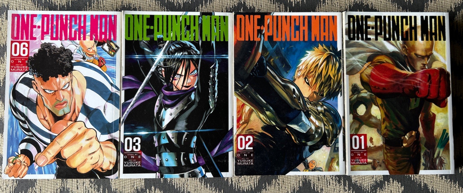 Lotto Manga One Punch Man volumi 1 2 3 Shonen Jump Viz Media graphic novel