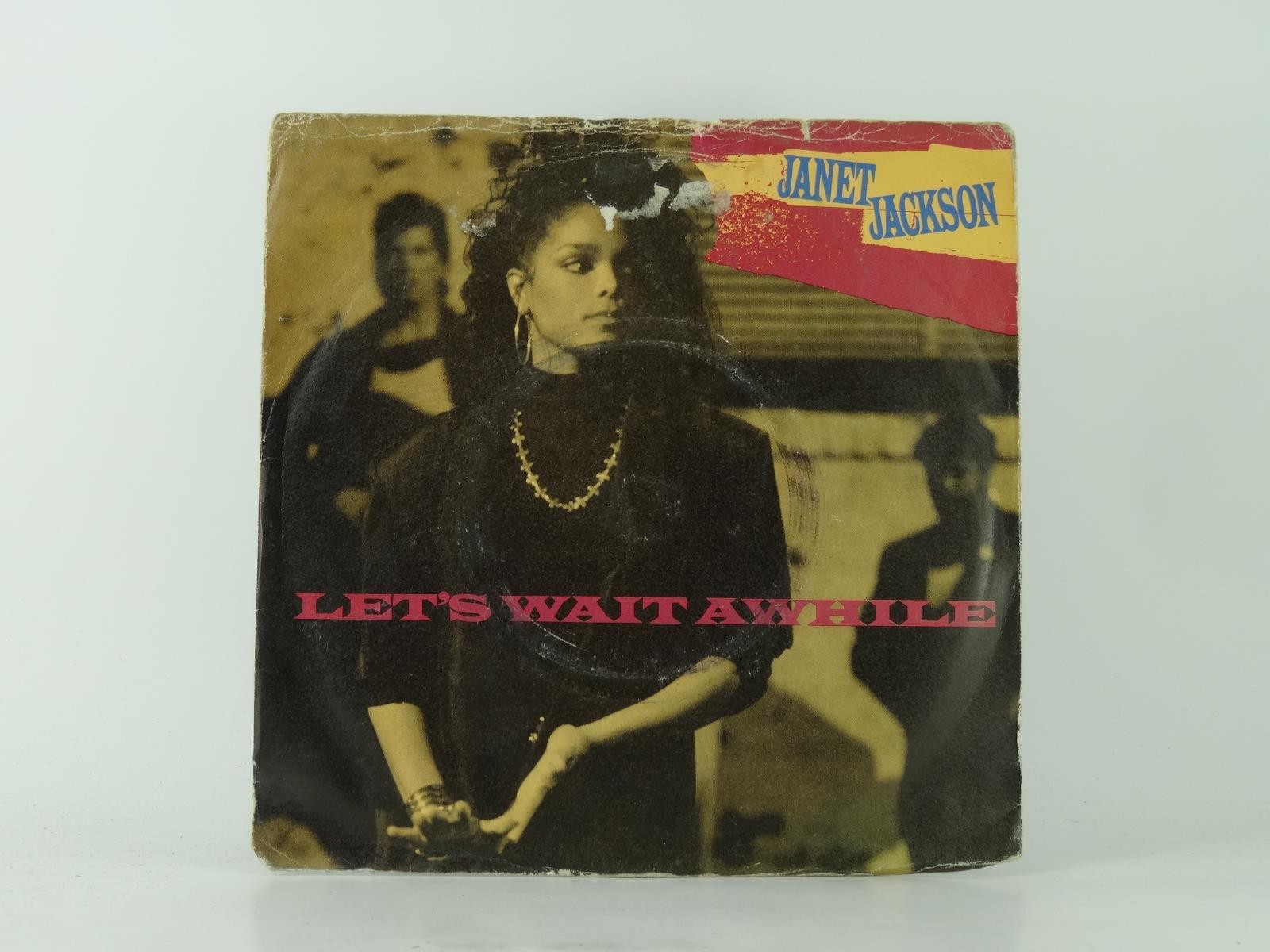 JANET JACKSON LET'S WAIT A WHILE (9) 2 Track 7" Single including Picture Sleeve 