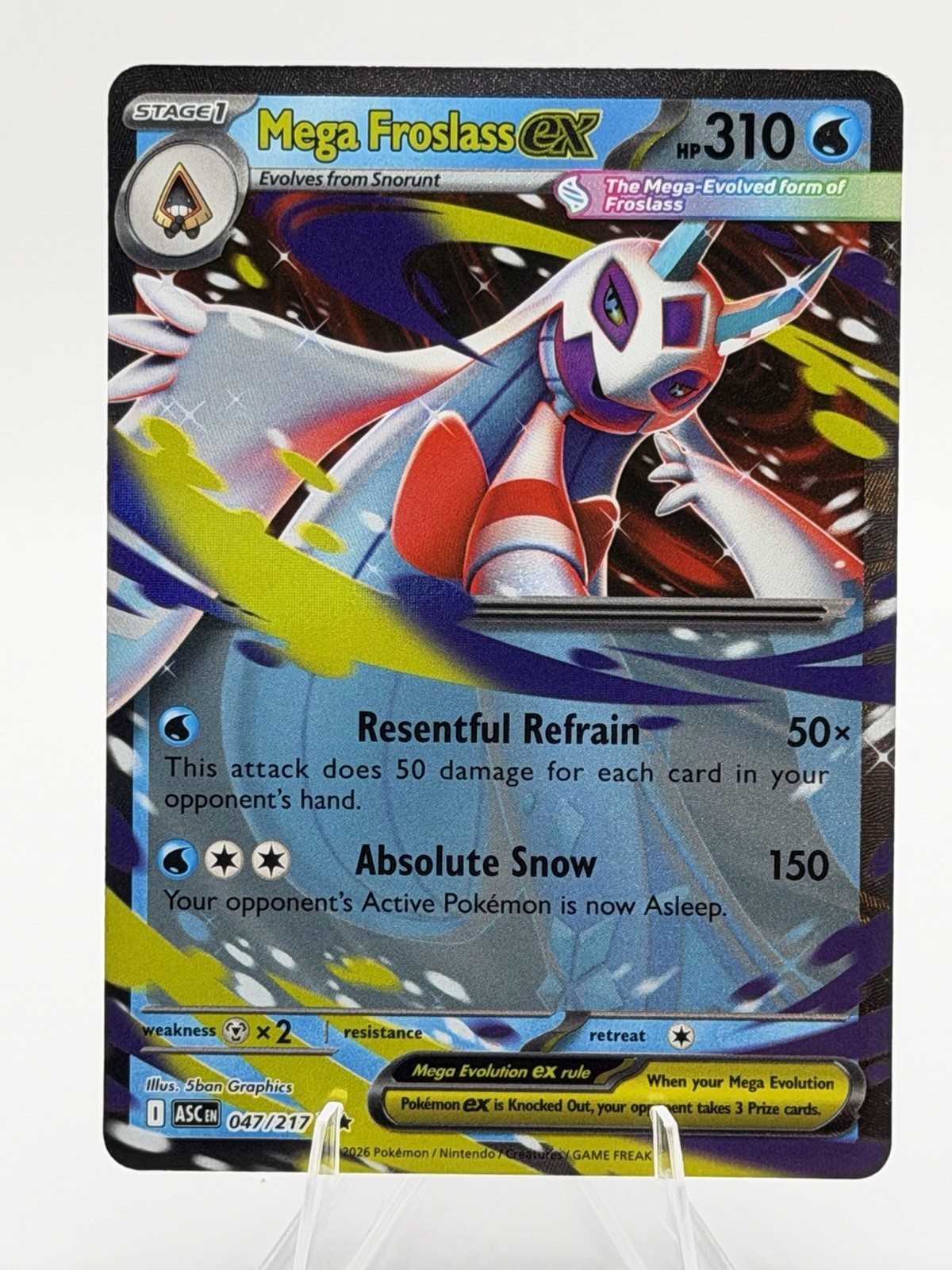 Mega Froslass ex 047/217 Me: Ascended Heroes Holo