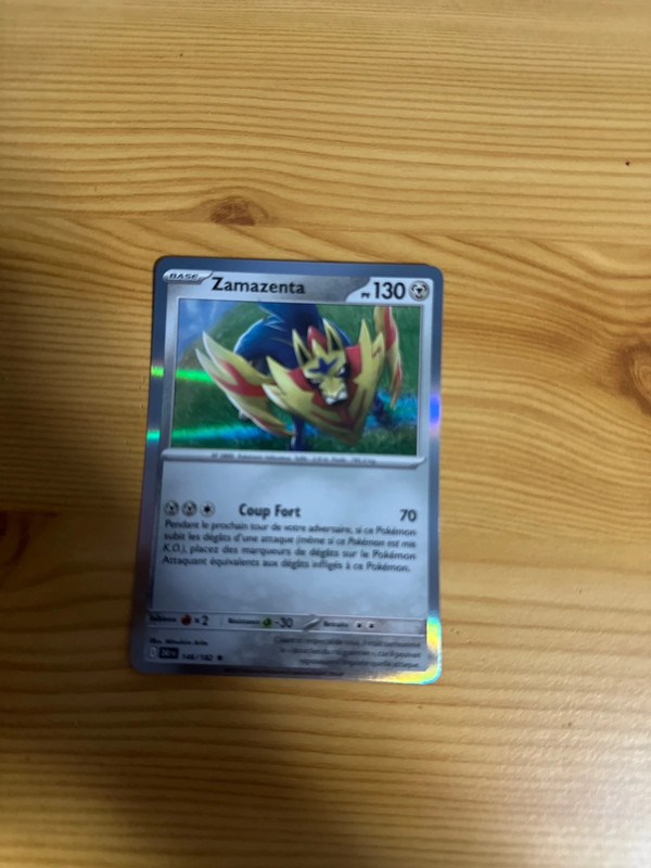 Pokémon Zamazenta holo 146