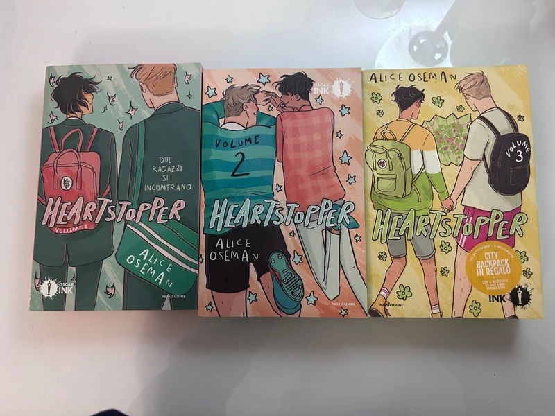 3 volumi heartstopper in italiano