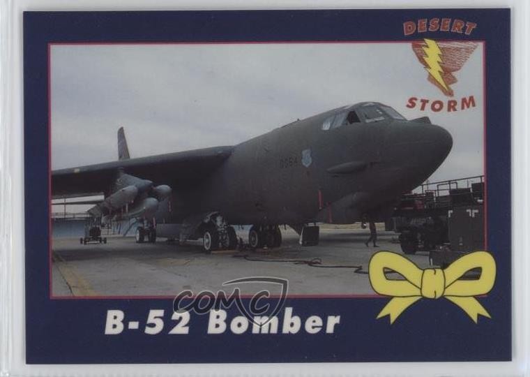 1991 AMA Desert Storm nastro giallo B-52 bombardiere #40 d4y