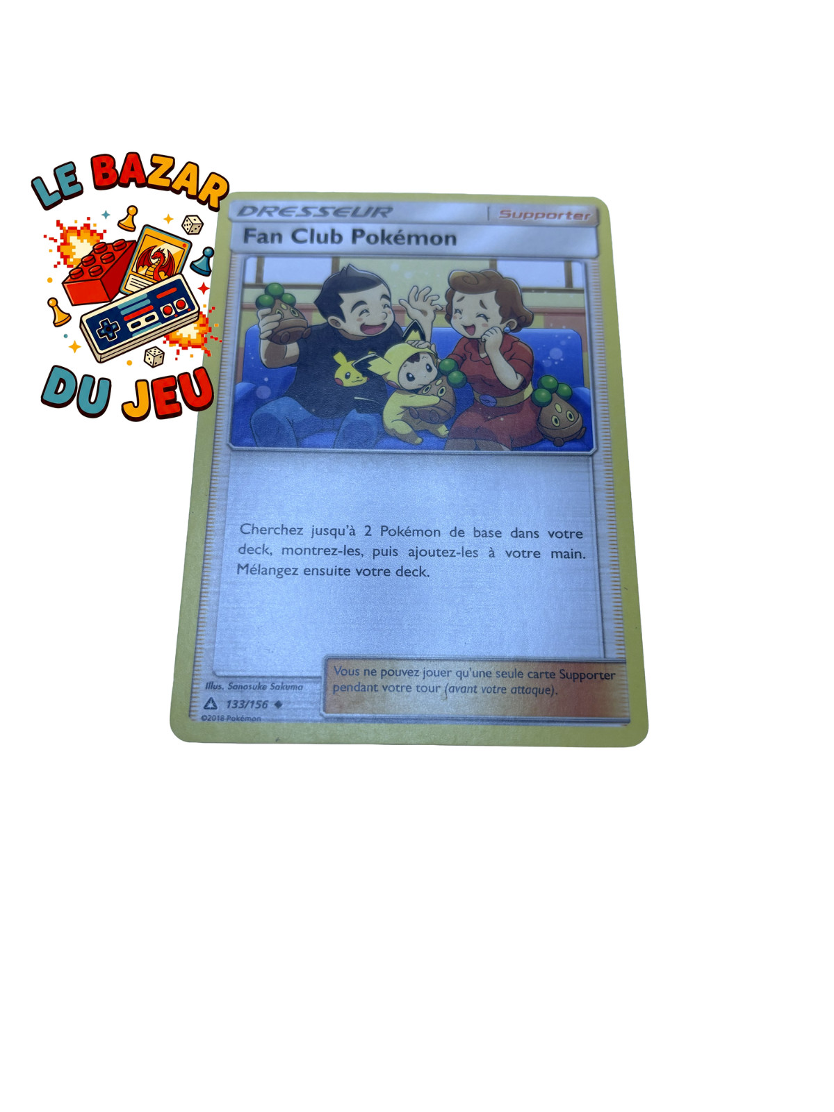 Carte Pokémon Fan Club Pokémon 133/156 Ultra Prisme Reverse Française*