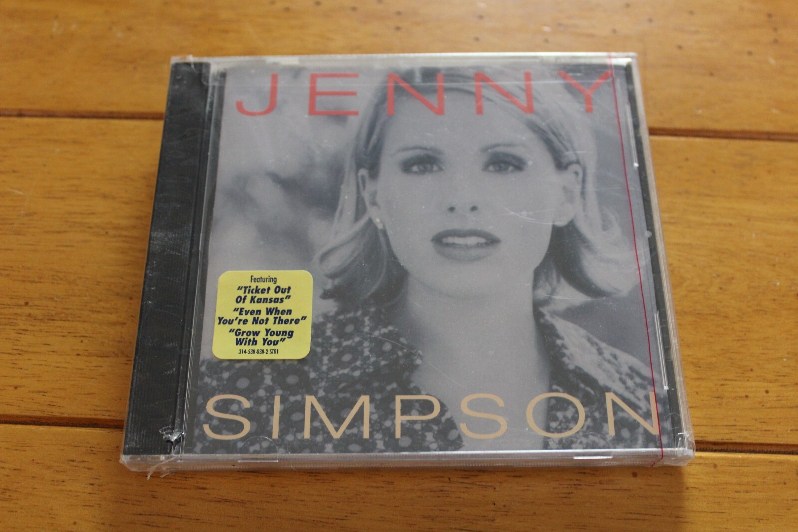 JENNY SIMPSON - SLEF TITLED CD [NEW SEALED] *MINOR SHELF WEAR* HYPE STICKER