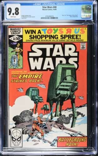 Star Wars 40  9.8 NM/M   White Pages