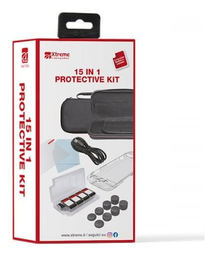 Xtreme Set videogioco SWITCH 2 Kti Custodia 15in1 95783
