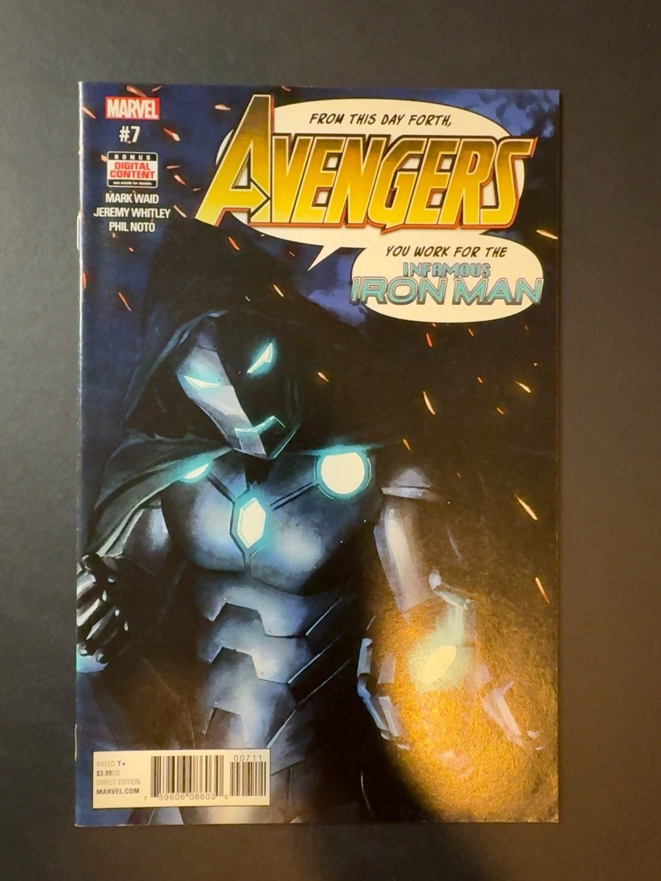 Avengers #7 2017 Marvel Phil Noto Mark Waid 8.5