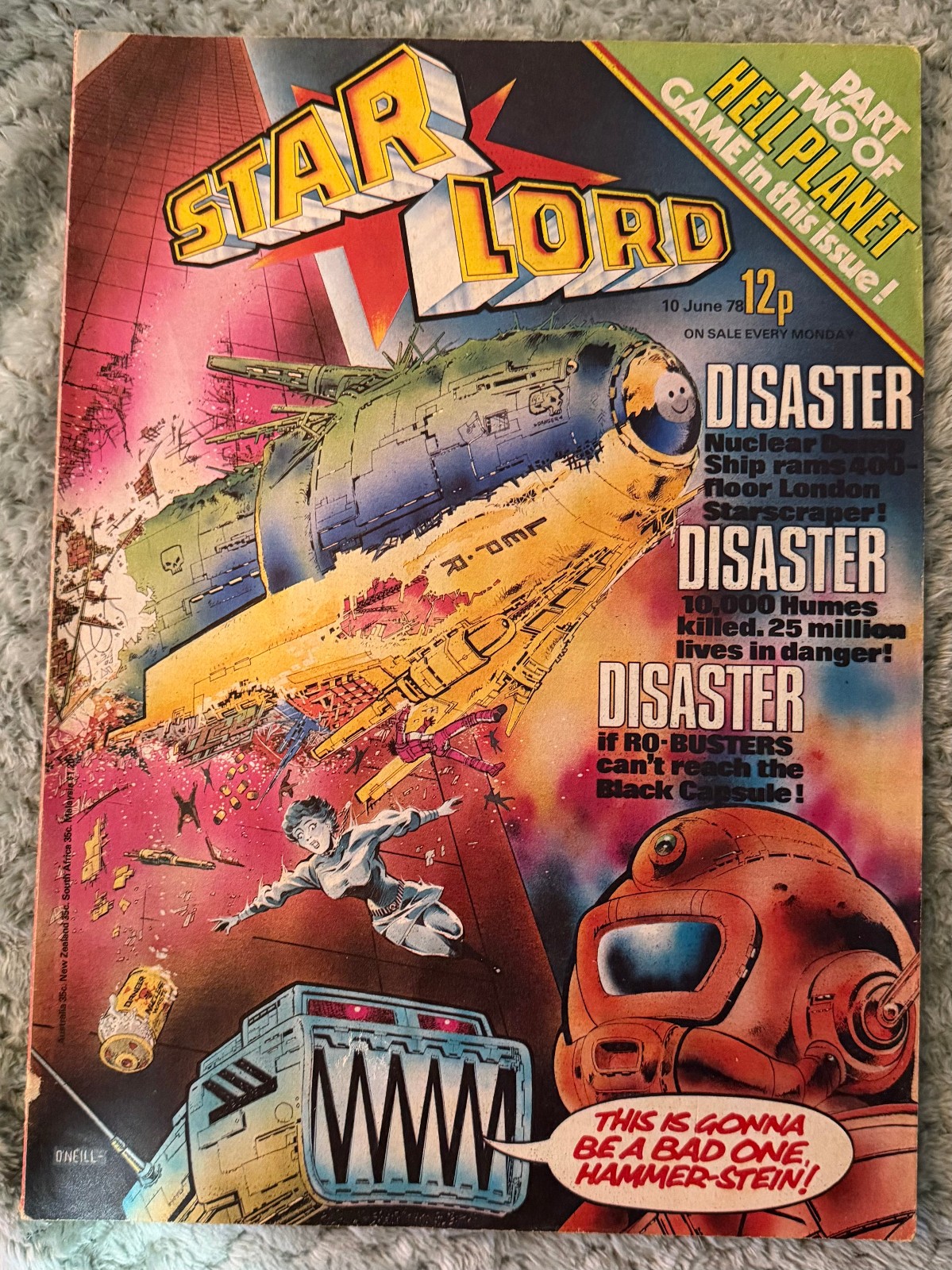 STARLORD IPC 1978 Comic - Issue 5 - Date 10/06/1978 - Intact