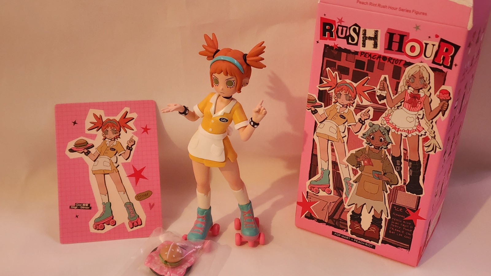 POP MART x Peach Riot Rush Hour Series Figure Dolls Toy - Gigi Diner