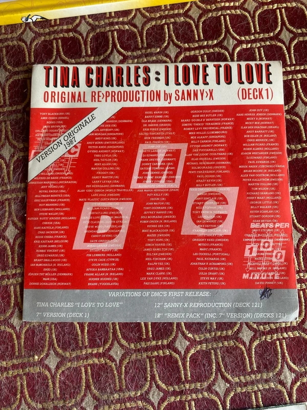 Vinyle tina charles i love to love