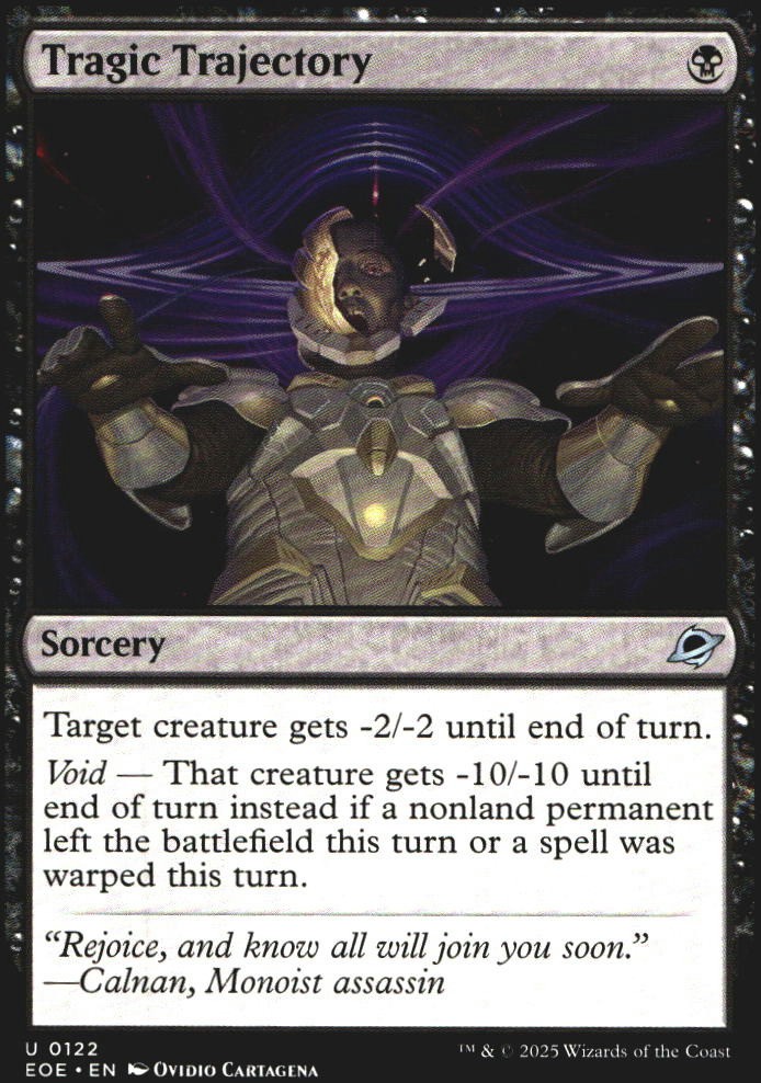 Tragic Trajectory 122 Edge of Eternities U NM Magic: The Gathering