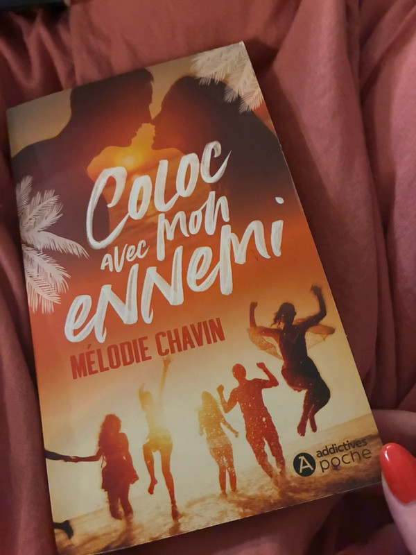 Livre romance coloc avec mon ennemi mélodie chavin