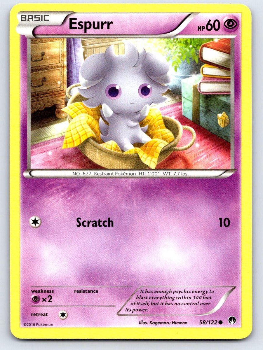 Pokemon Espurr 58/122 punto di rottura comune