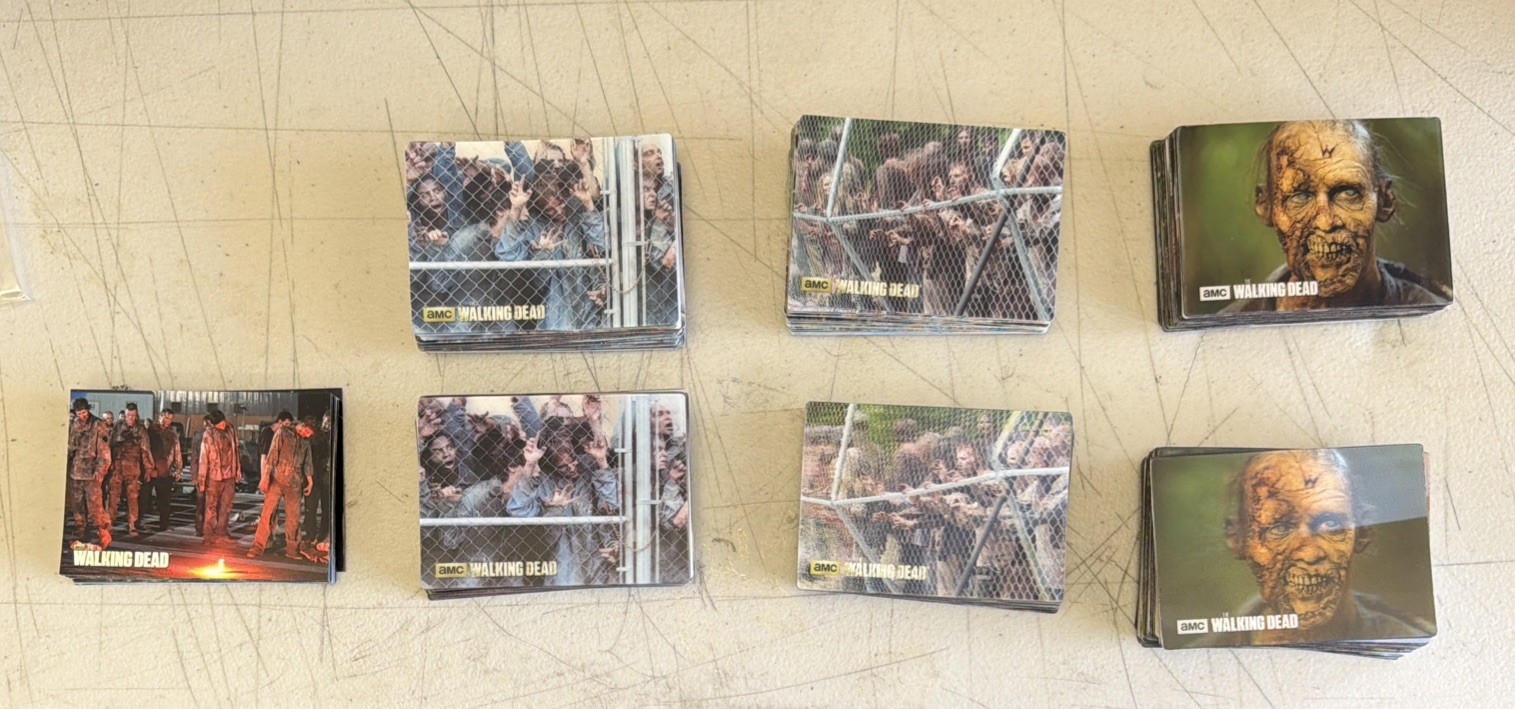 AMC’s The Walking Dead Stickers -Season 2 Update, Season 3, 4, And 5 Reg And 3D