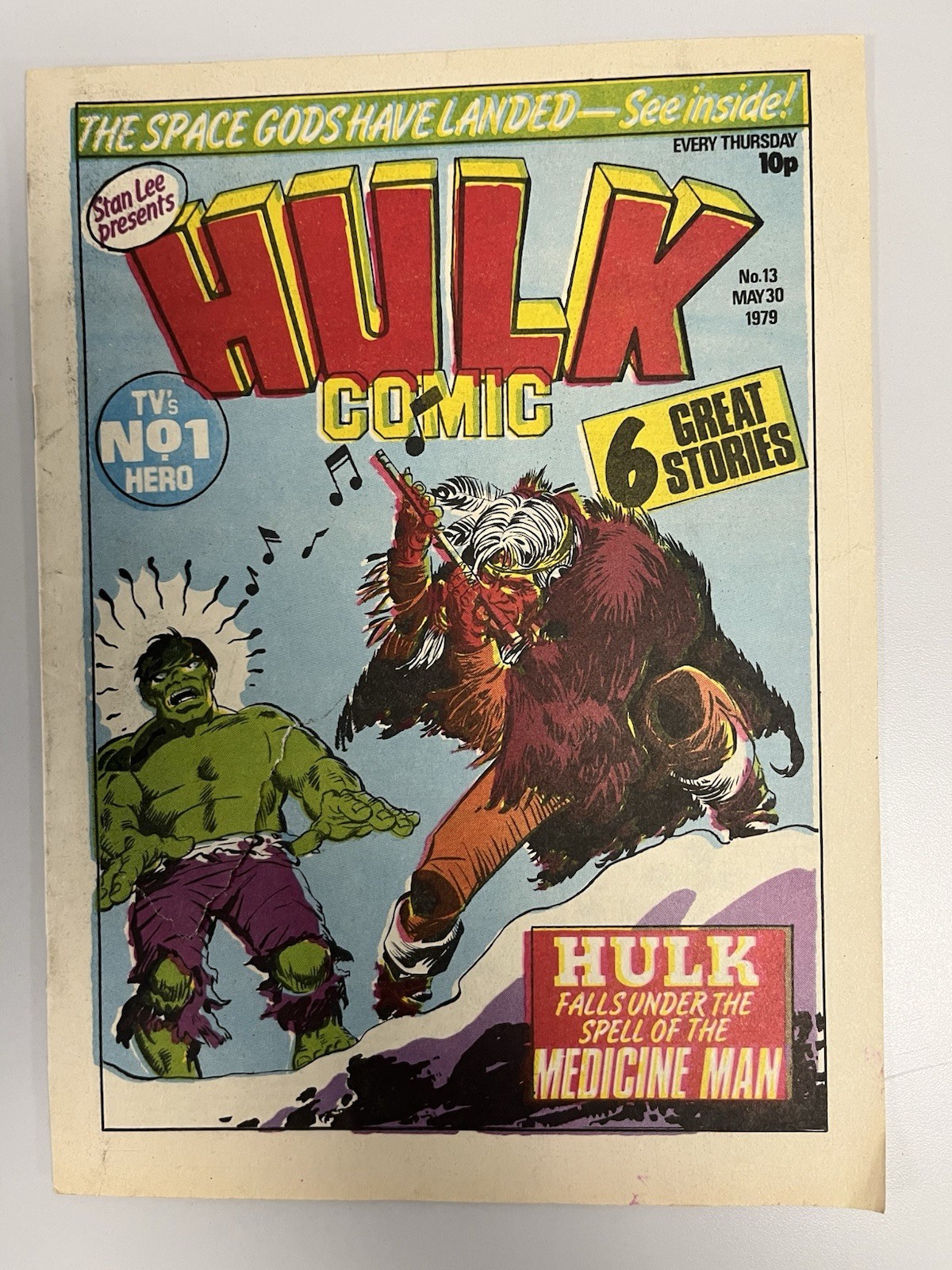Marvel UK Hulk Comic No# 13 May 30th 1979 VF