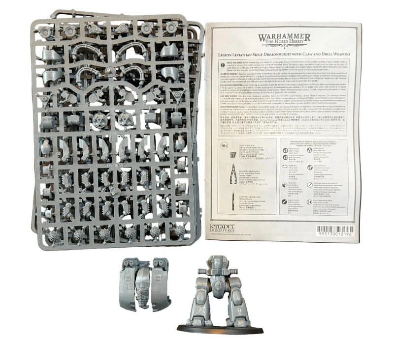 Warhammer 40K Horus Heresy Leviathan Dreadnought Claw and Drill Weapons