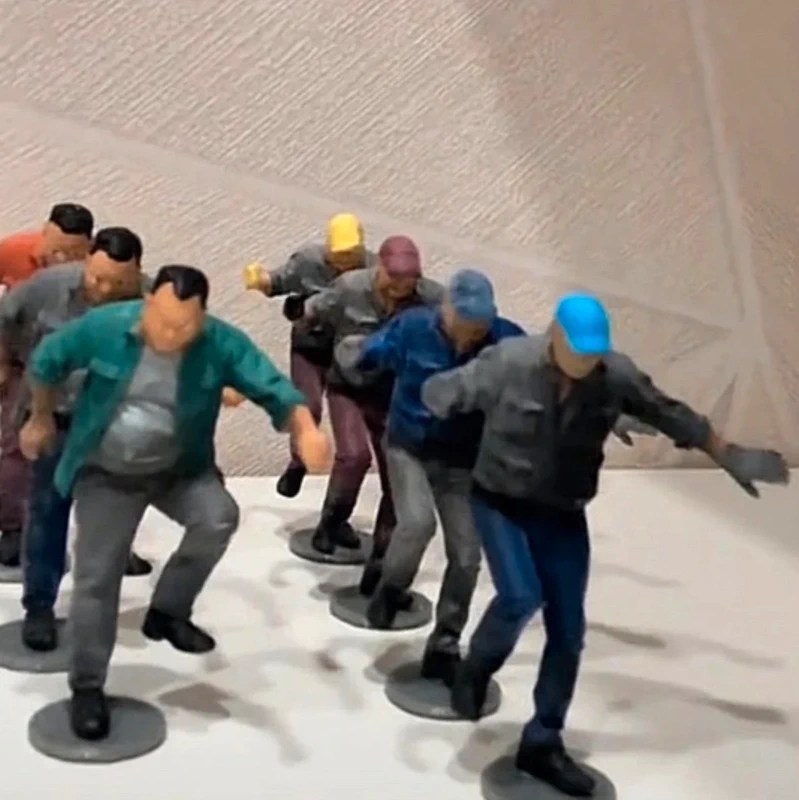 Omino che sale e che scende