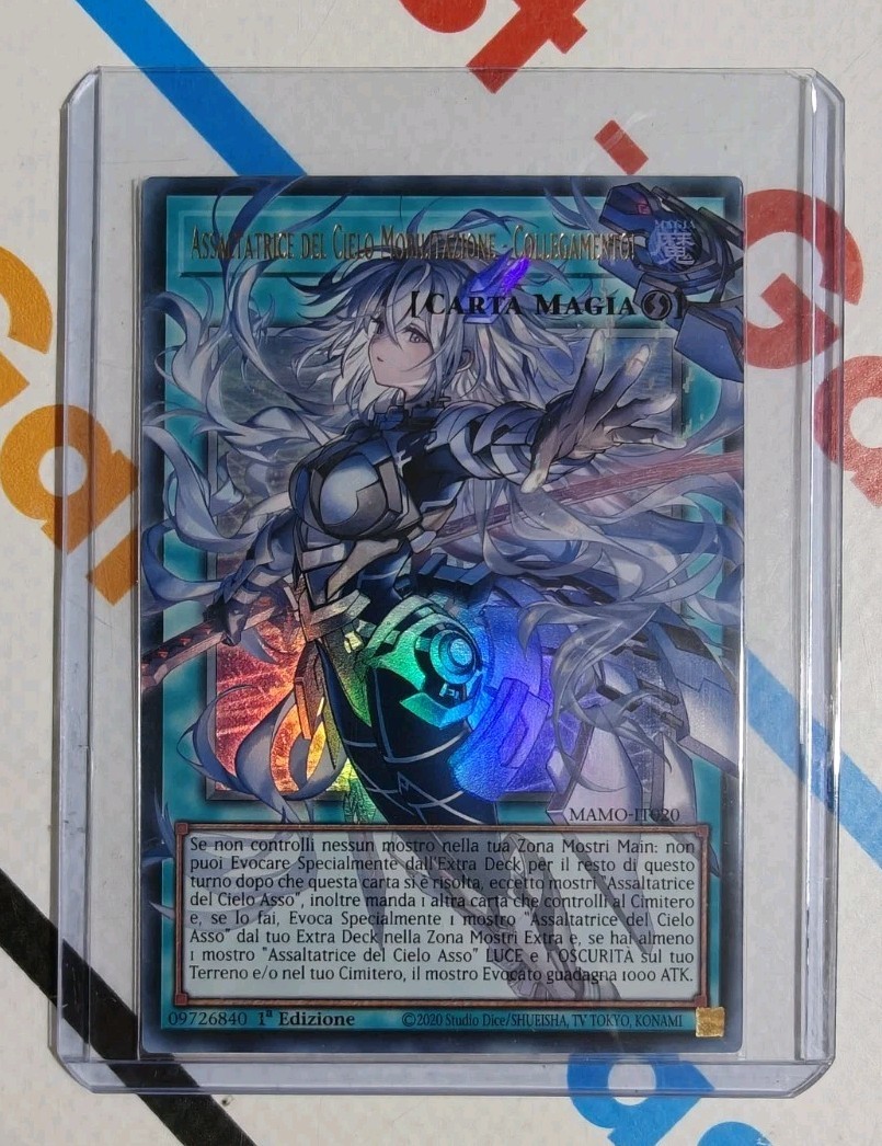 ASSALTATRICE DEL CIELO MOBILITAZIONE COLLEGAMENTO! Extended Art MAMO IT020 MINT