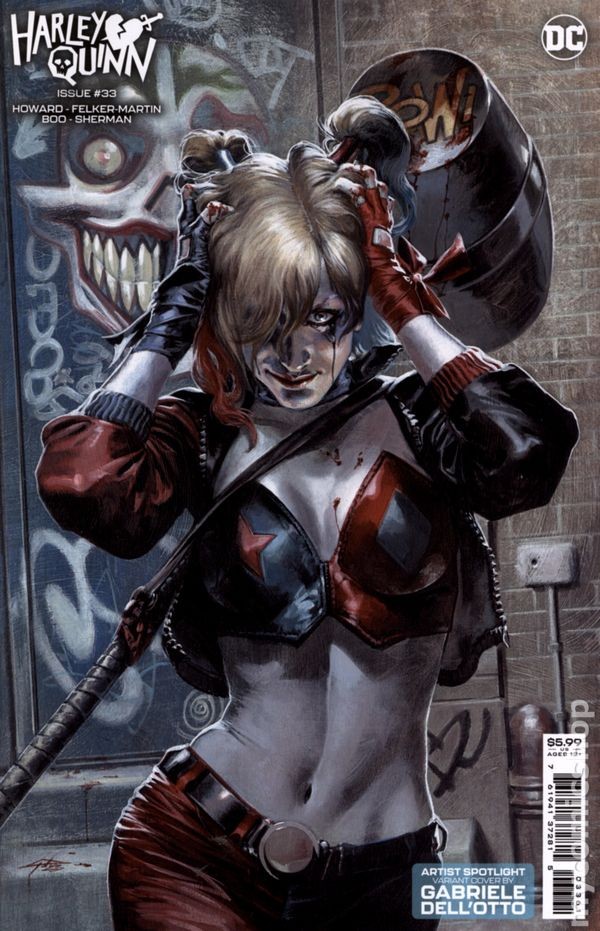 Harley Quinn #33C quasi nuovo 2023 immagine stock