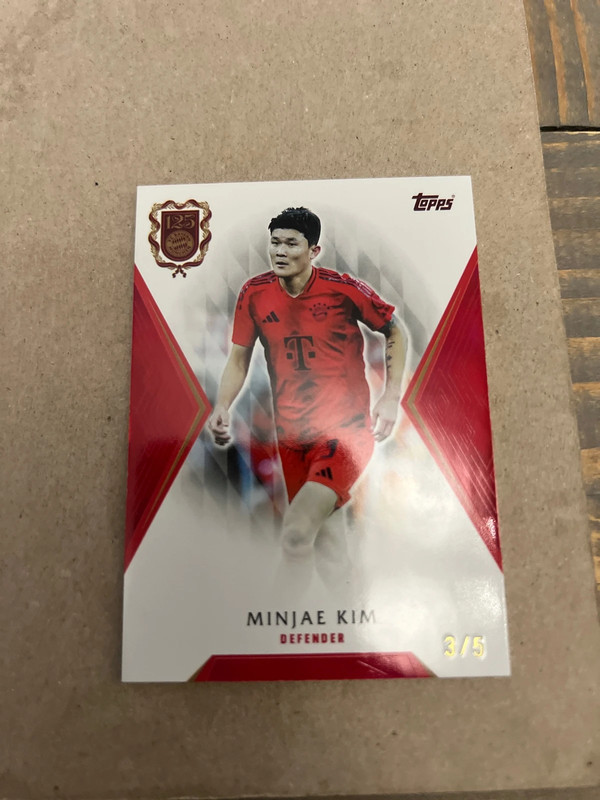 Topps bayern 125th minjae mim 3/5