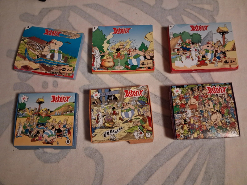 Lot de 6 puzzles Asterix mac do