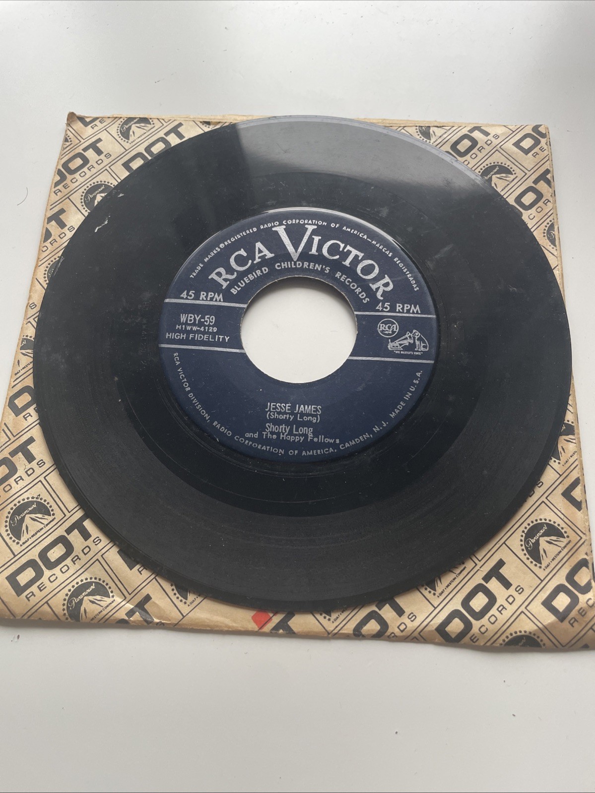 Shorty Long and The Happy Fellows - The Legend of Wyatt Earp; Jesse James - 45