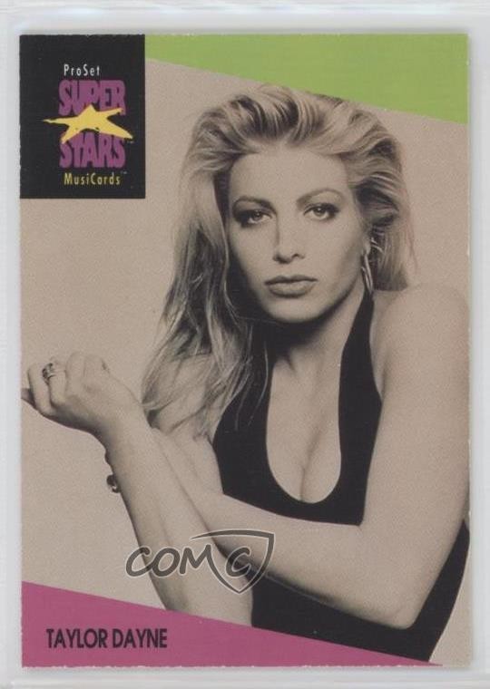1991-92 Pro Set Super Stars MusiCards Taylor Dayne #40 0i7w
