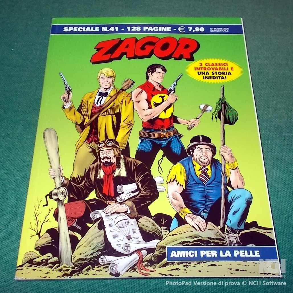 ZAGOR SPECIALE n. 41 "Amici per la Pelle " edizioni Bonelli del 2025