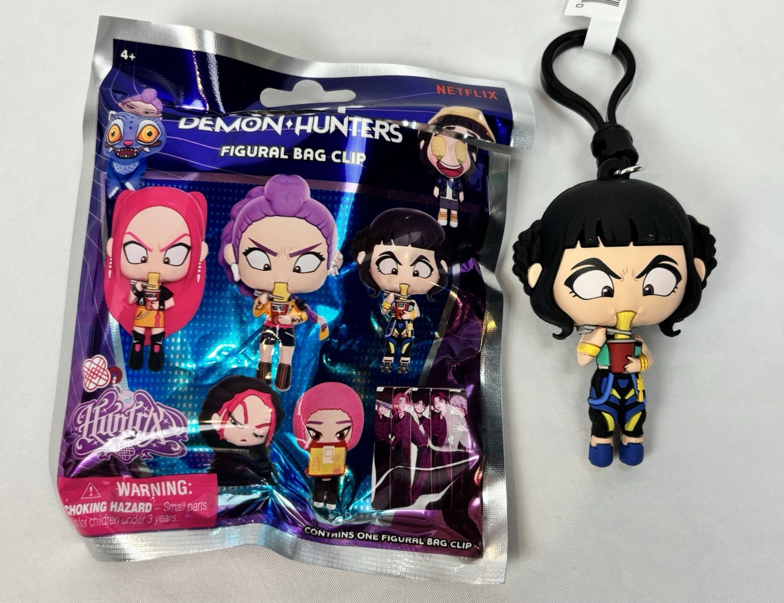 Nuova clip borsa figurativa Kpop Demon Hunter Zoey con portachiavi ramen