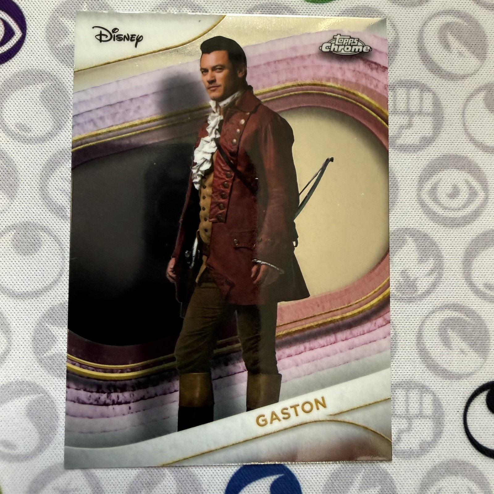 2025 Topps Chrome Disney Beauty & the Beast Gaston (Live‑Action) #131 Base NM/M