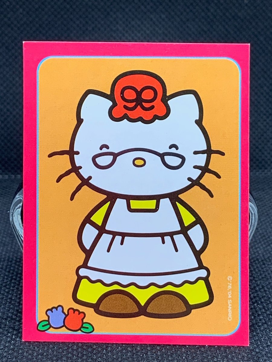 FIGURINE SCIOLTE HELLO KITTY EDIZIONI PANINI 2004 VELINA INTATTA PERFETTE